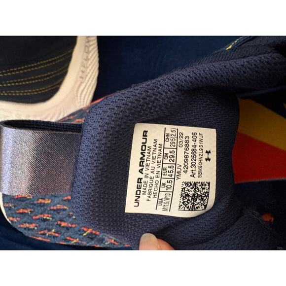 Under Armour Curry Flow FUTR X Basketball Shoes Navy Multi Men’s 11.5 — NEW - Picture 7 of 8